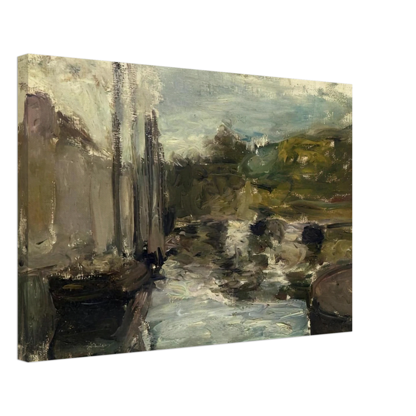 Henri Matisse - BRITTANY ALSO KNOWN AS BOAT 1896 Canvas - 40x60 cm / 16x24 inches-canvas