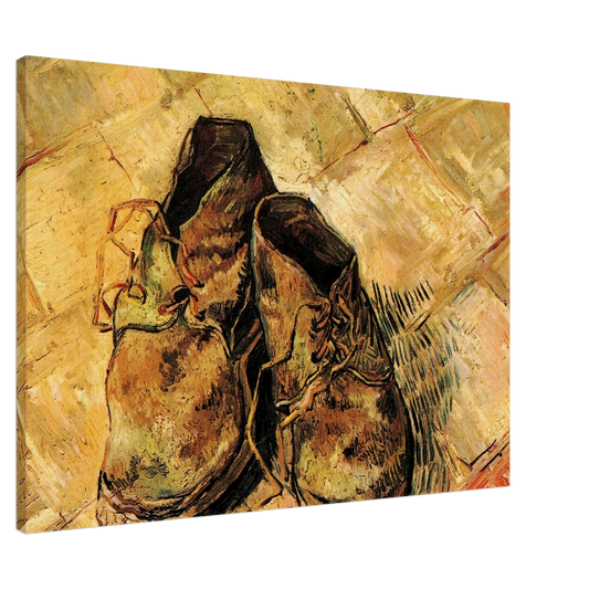 Vincent van Gogh - A Pair of Shoes Canvas - 20x30 cm / 8x12 inches-canvas