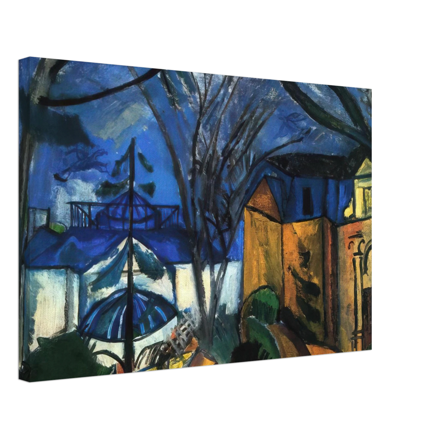 Raoul Dufy - THE BOTANICAL GARDEN 1910 Canvas - 70x100 cm / 28x40 inches-canvas