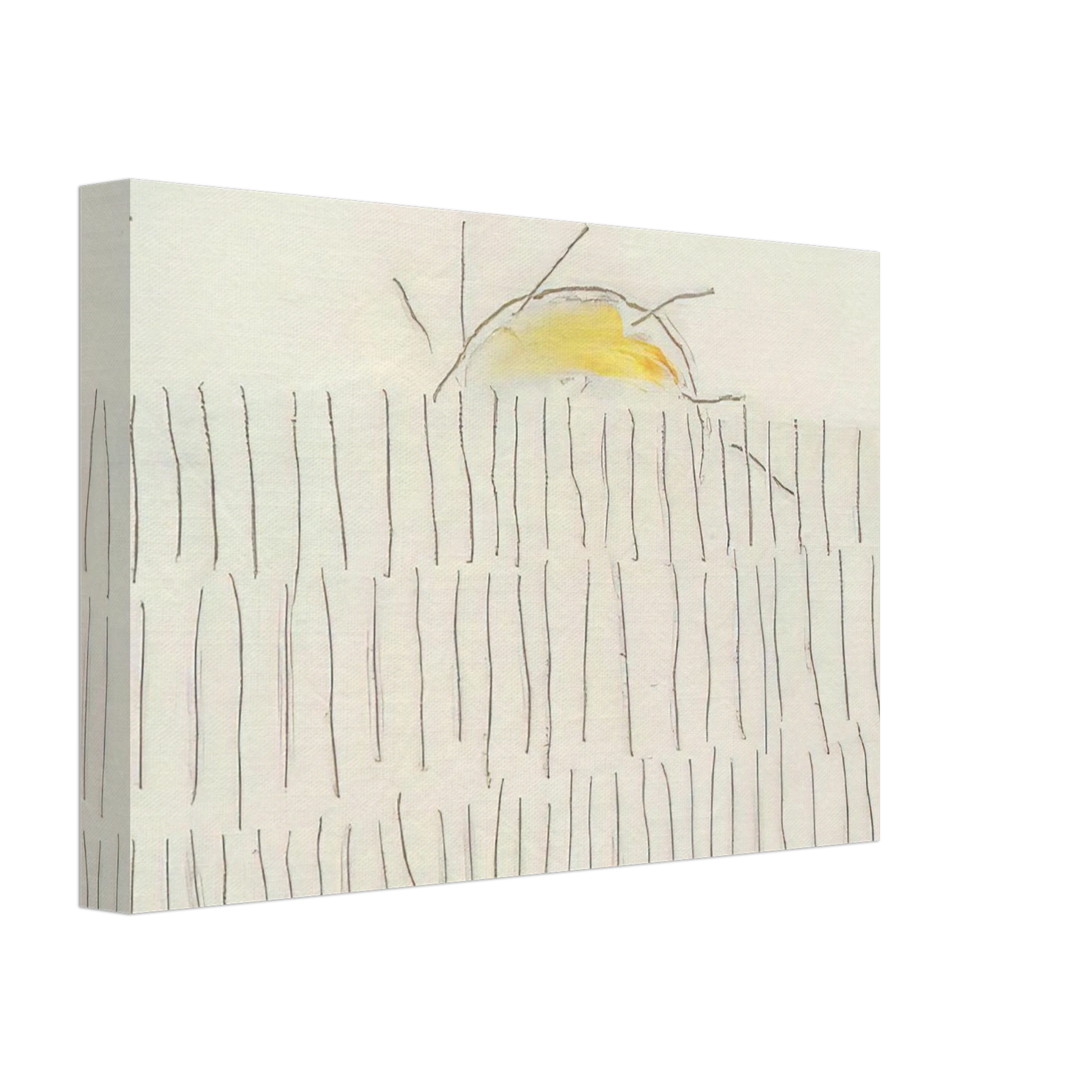 Forrest Bess - Untitled - 1966 Canvas - 70x100 cm / 28x40 inches-canvas