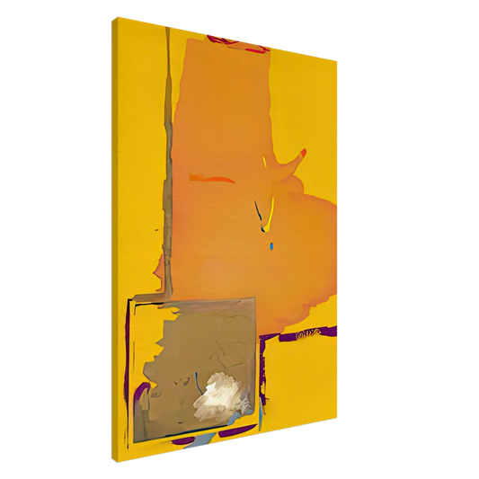 Helen Frankenthaler - Mardi Gras, 1987- Canvas - 20x30 cm / 8x12 inches-canvas