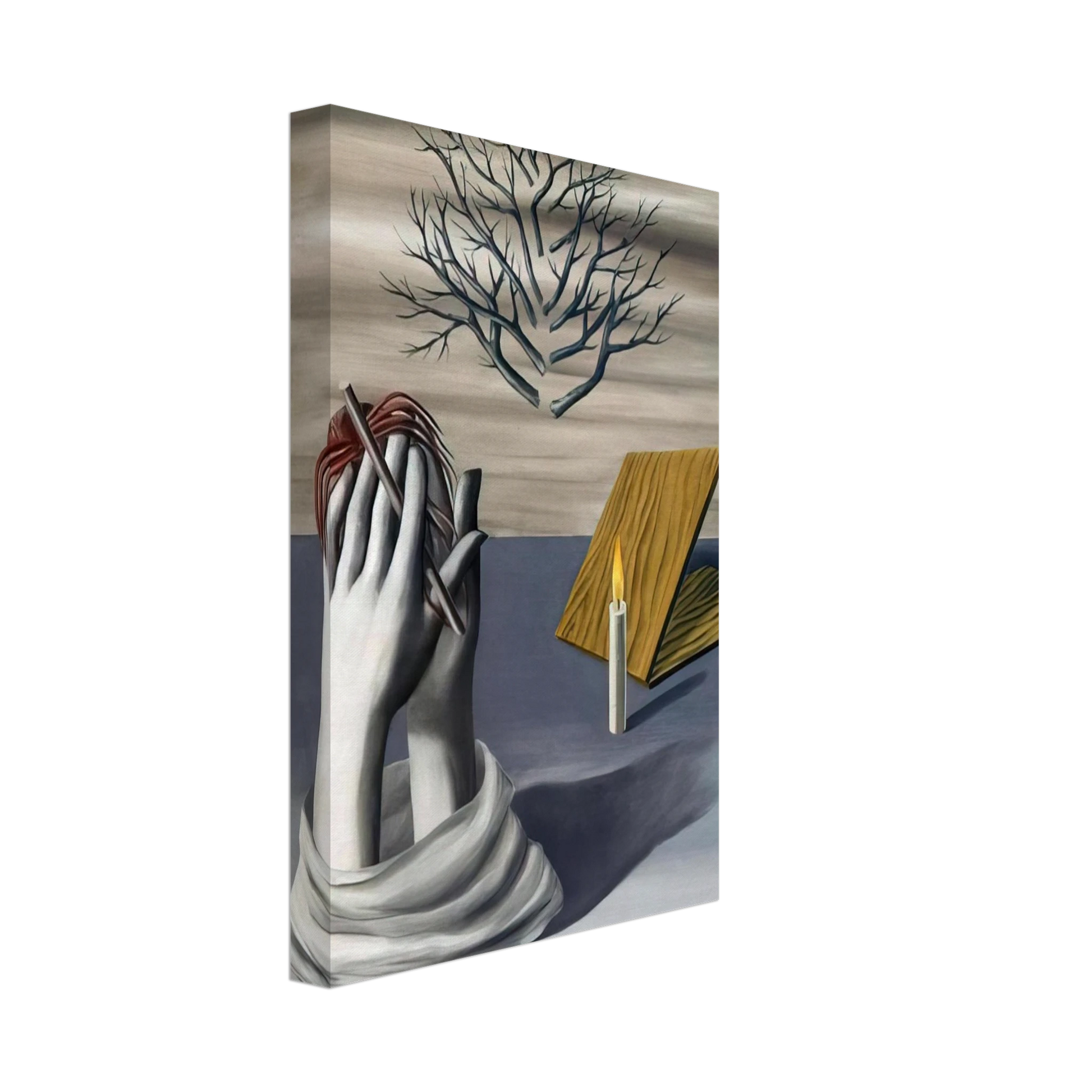 Rene Magritte - THE DAWN OF CAYENNE 1926 Canvas - 70x100 cm / 28x40 inches-canvas