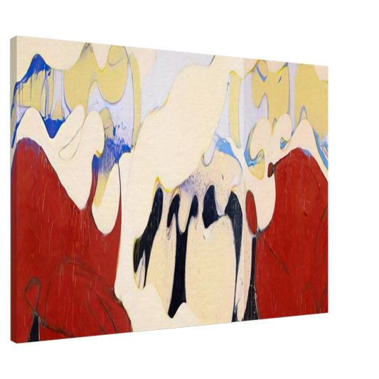 Norman Bluhm - Coney Island Beauty - 1974 Canvas - 20x30 cm / 8x12 inches-canvas