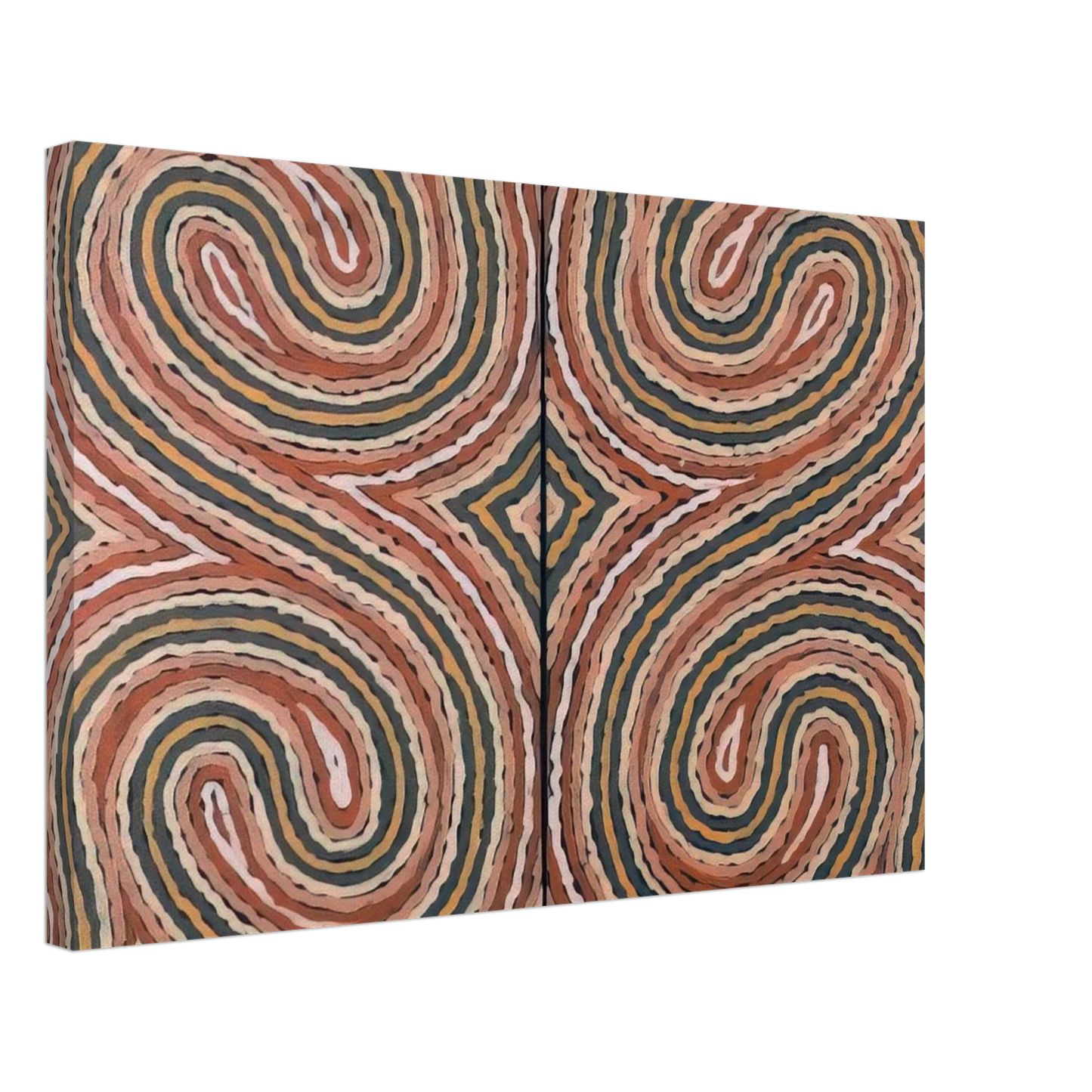 Clifford Possum Tjapaltjarri - Worm Dreaming - 1999 Canvas - 70x100 cm / 28x40 inches-canvas