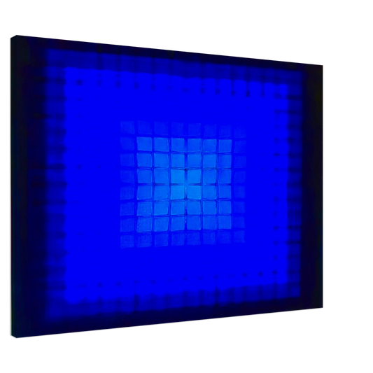 Victor Vasarely - Quasar - 1966 Canvas - 20x30 cm / 8x12 inches-canvas