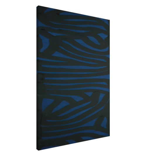 Sol LeWitt - Blue Vertical Canvas - 20x30 cm / 8x12 inches-canvas