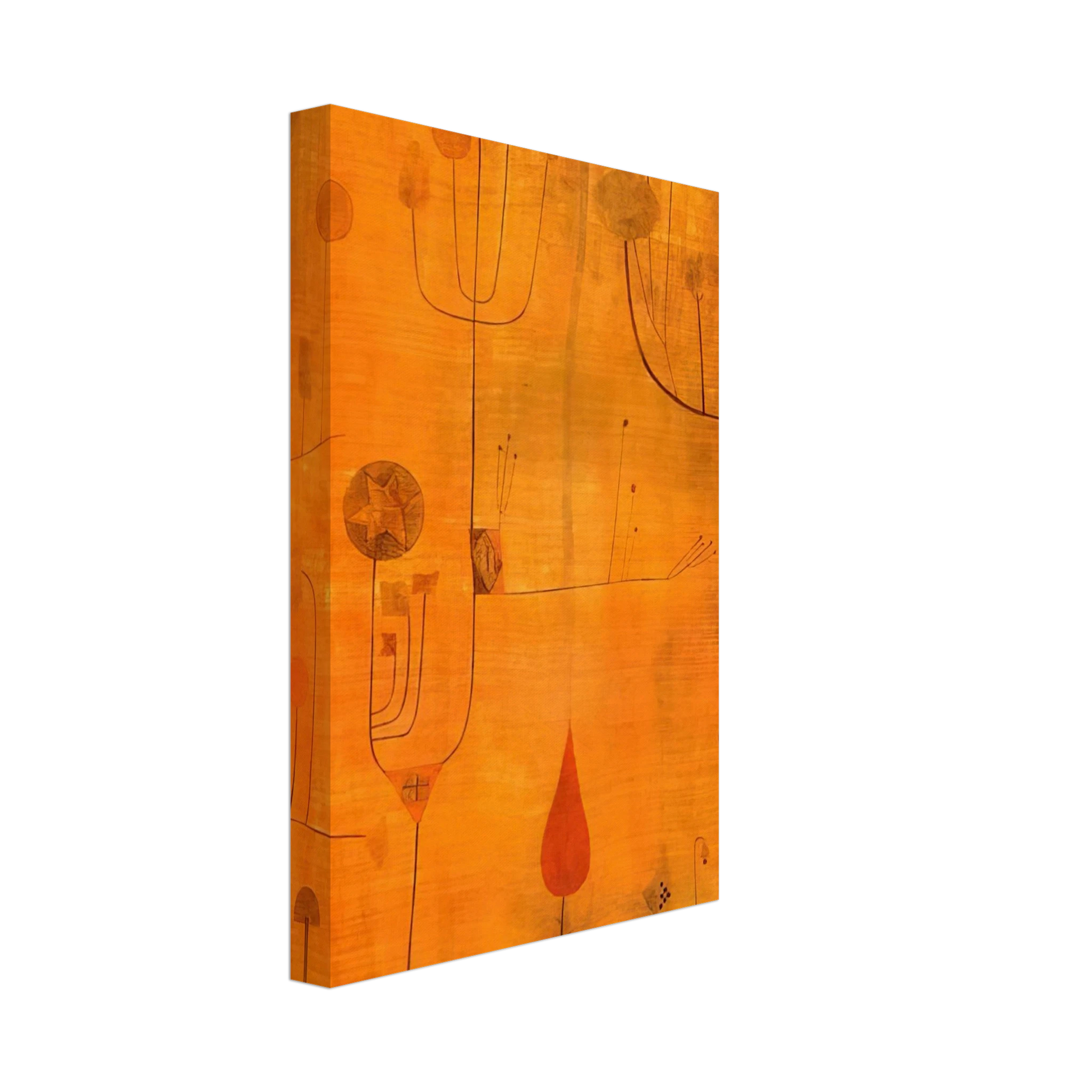 Paul Klee - FRUITS ON RED 1930 Canvas - 70x100 cm / 28x40 inches-canvas