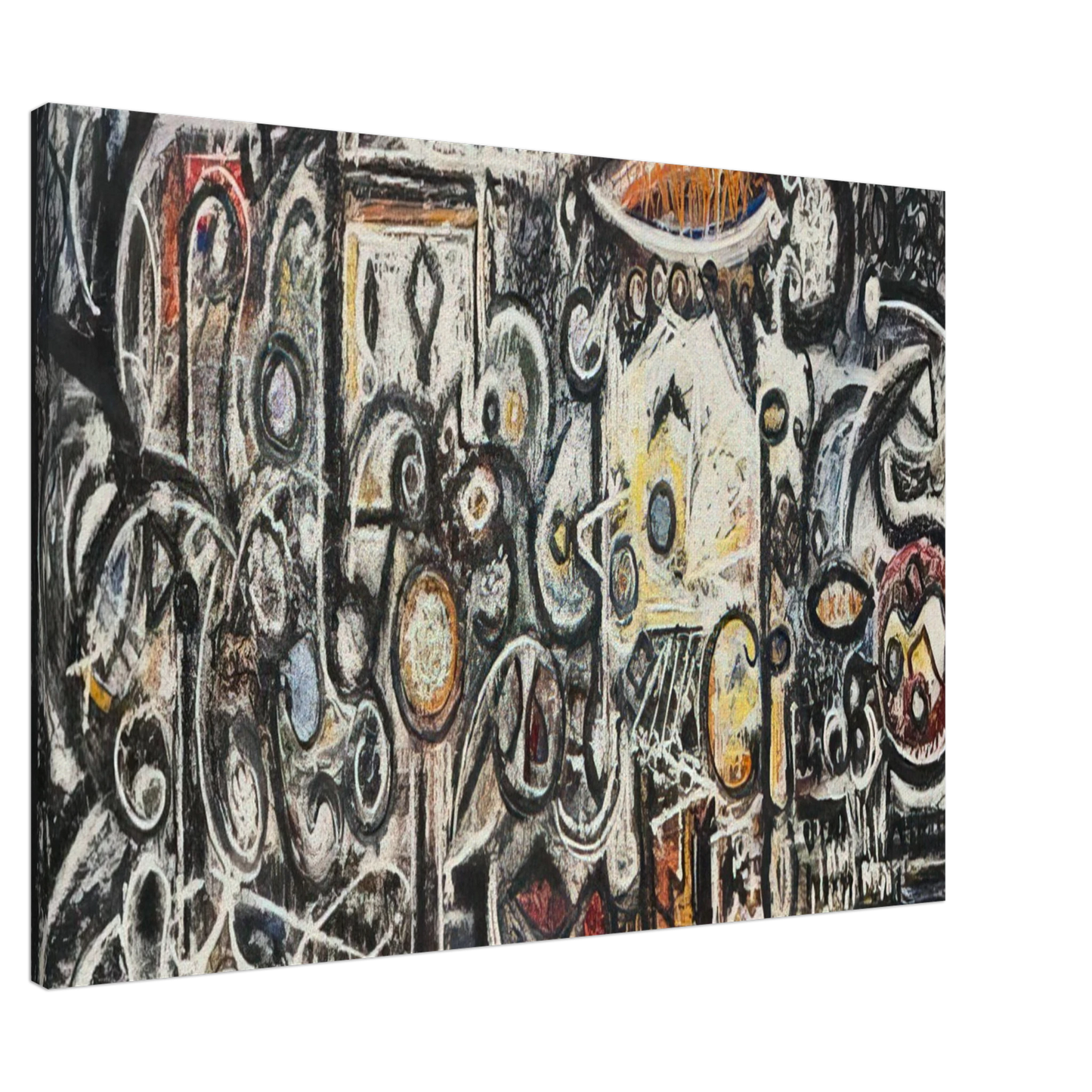 Richard Pousette-Dart - Fugue Number 2 - 1943 Canvas - 20x30 cm / 8x12 inches-canvas