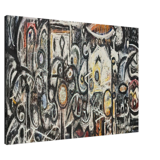 Richard Pousette-Dart - Fugue Number 2 - 1943 Canvas - 20x30 cm / 8x12 inches-canvas