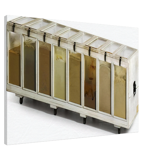 Dieter Roth - Roth Gewuerztruhe - 1970 Canvas - 20x30 cm / 8x12 inches-canvas