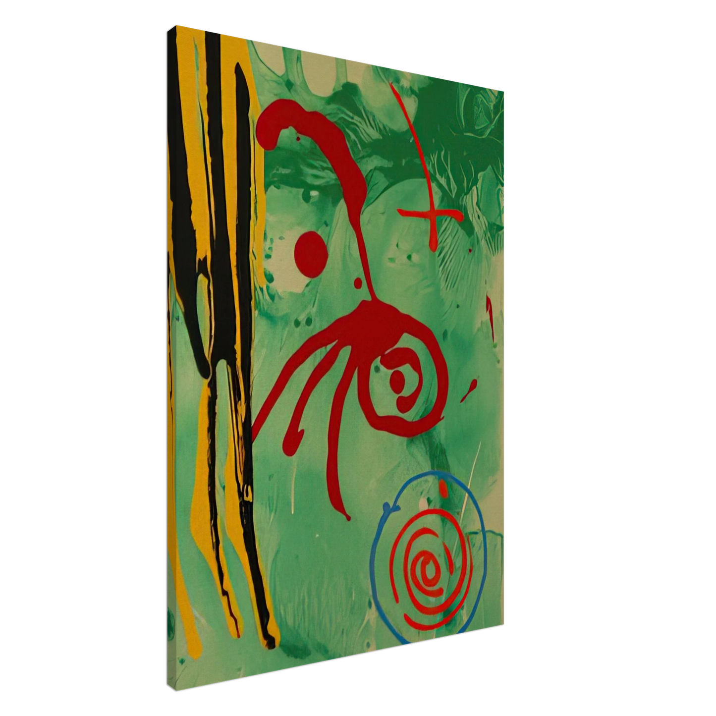 John Hoyland - The Gnome - 2005 Canvas - 20x30 cm / 8x12 inches-canvas