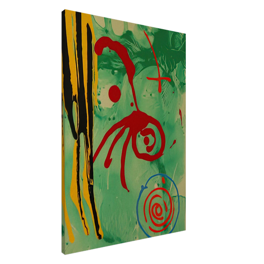 John Hoyland - The Gnome - 2005 Canvas - 20x30 cm / 8x12 inches-canvas