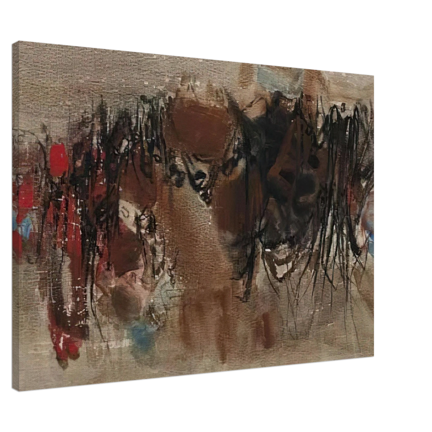 Chu teh Chun - UNTITLED 1964 1 Canvas - 20x30 cm / 8x12 inches-canvas