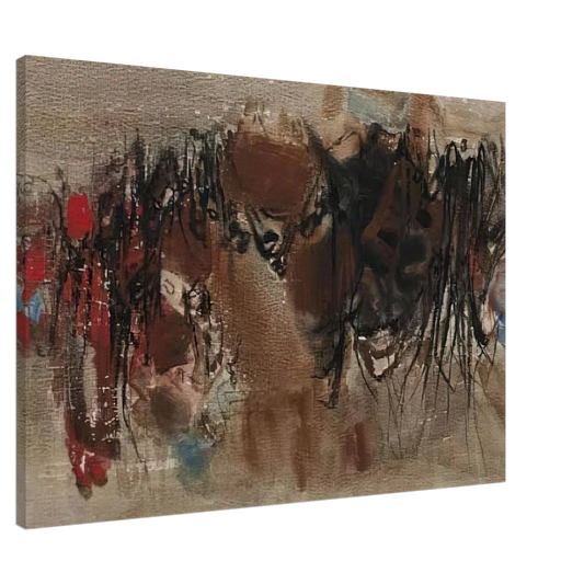 Chu teh Chun - UNTITLED 1964 1 Canvas - 20x30 cm / 8x12 inches-canvas