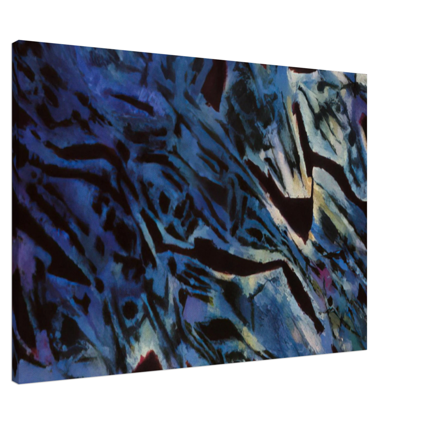 Alfred Manessier - Fishesâ€™ Sanctuary - 1969 Canvas - 20x30 cm / 8x12 inches-canvas