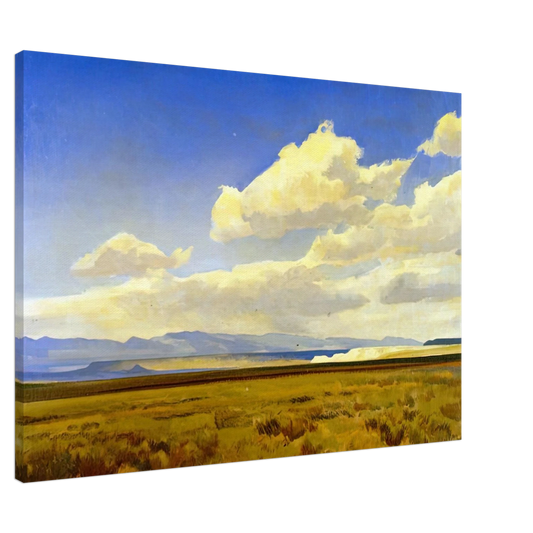 Maynard Dixon - WIND OF WYOMING 1936 Canvas - 20x30 cm / 8x12 inches-canvas