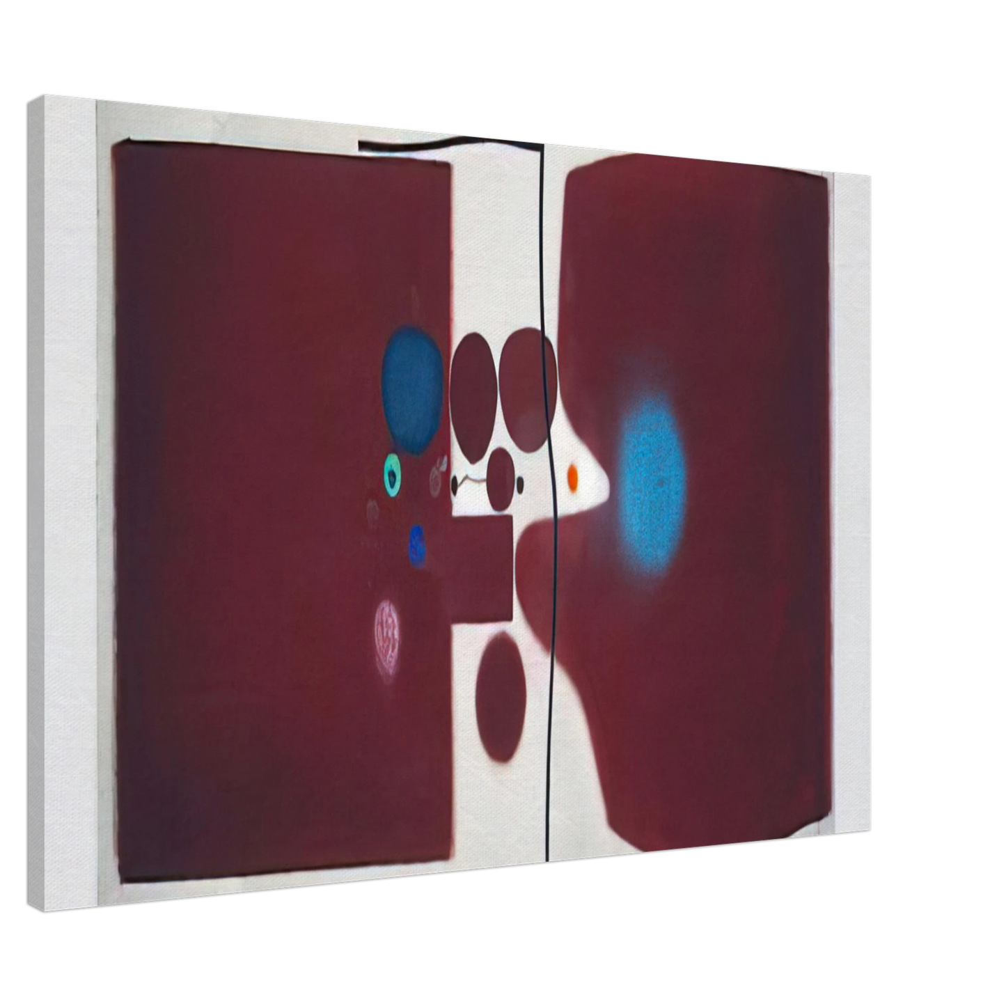 Victor Pasmore - Brown Symphony - 1979 Canvas - 20x30 cm / 8x12 inches-canvas