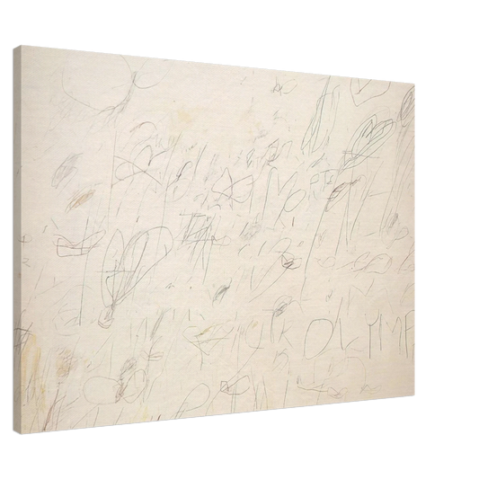 Cy Twombly - Olympia Canvas - 20x30 cm / 8x12 inches-canvas