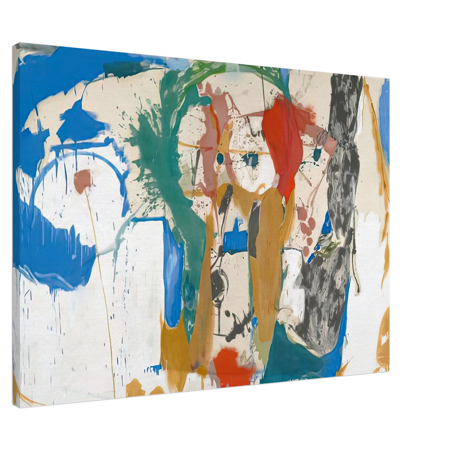 Helen Frankenthaler - Madridscape, 1959- Canvas - 20x30 cm / 8x12 inches-canvas