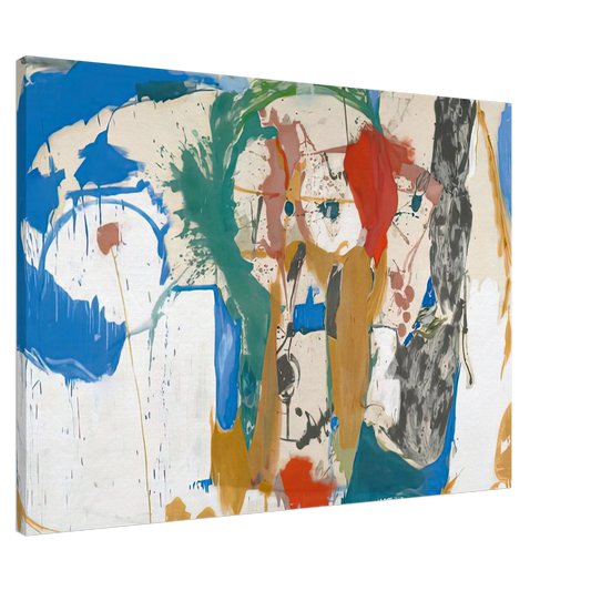 Helen Frankenthaler - Madridscape, 1959- Canvas - 20x30 cm / 8x12 inches-canvas