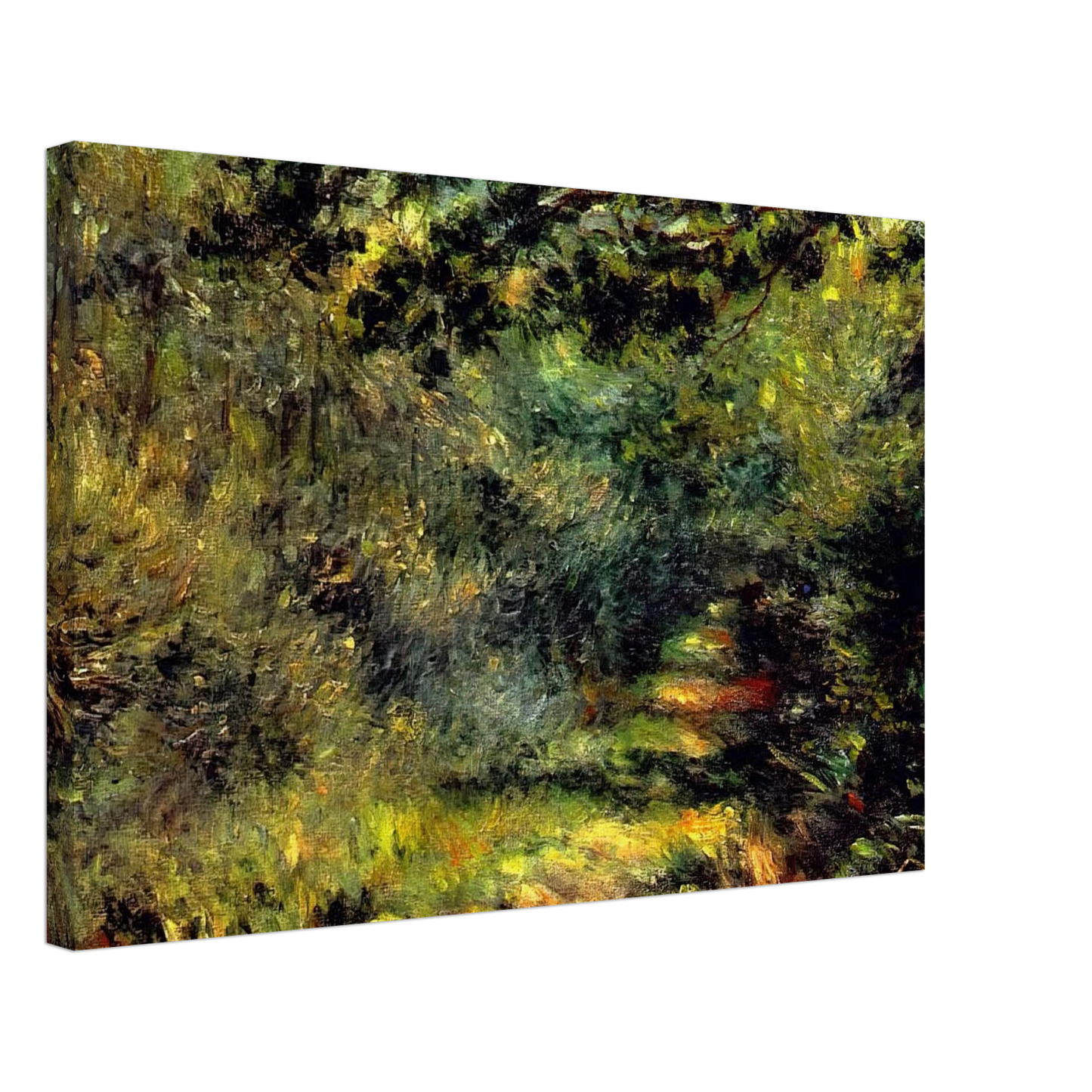 Pierre-Auguste Renoir - Forest Path Canvas - 70x100 cm / 28x40 inches-canvas