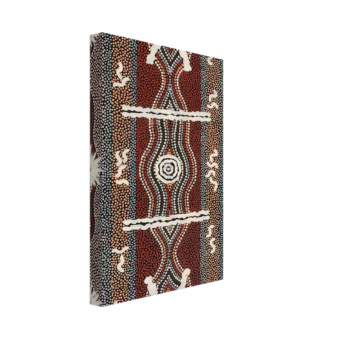 Clifford Possum Tjapaltjarri - Caterpillar Dreaming - 1998 Canvas - 70x100 cm / 28x40 inches-canvas