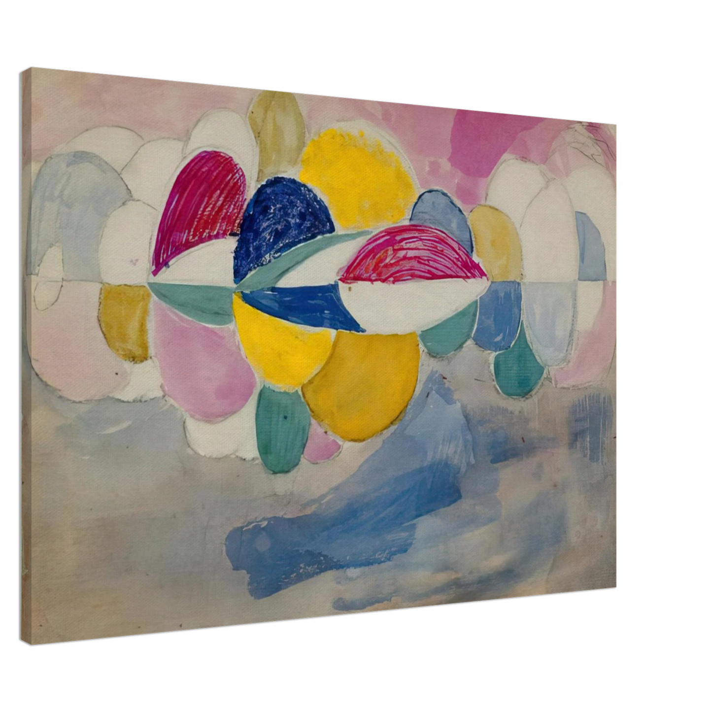 Louise Bourgeois - UNTITLED 1969 Canvas - 20x30 cm / 8x12 inches-canvas