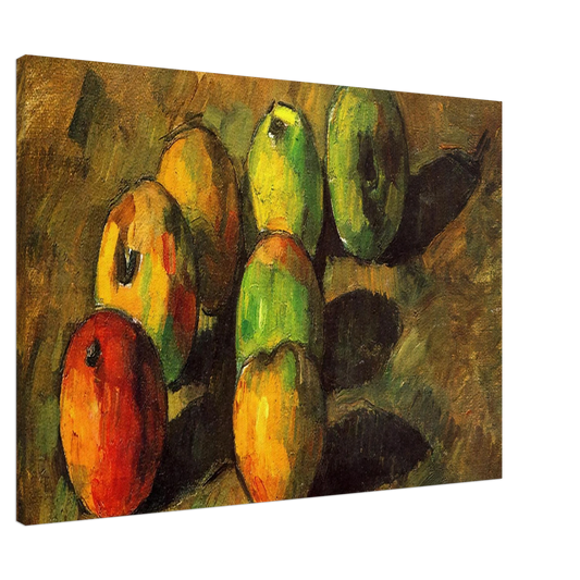 Paul Cezanne - Still life with seven apples Canvas - 20x30 cm / 8x12 inches-canvas