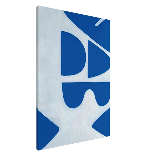 William Scott - Berlin Blues 6 - 1966 Canvas - 20x30 cm / 8x12 inches-canvas