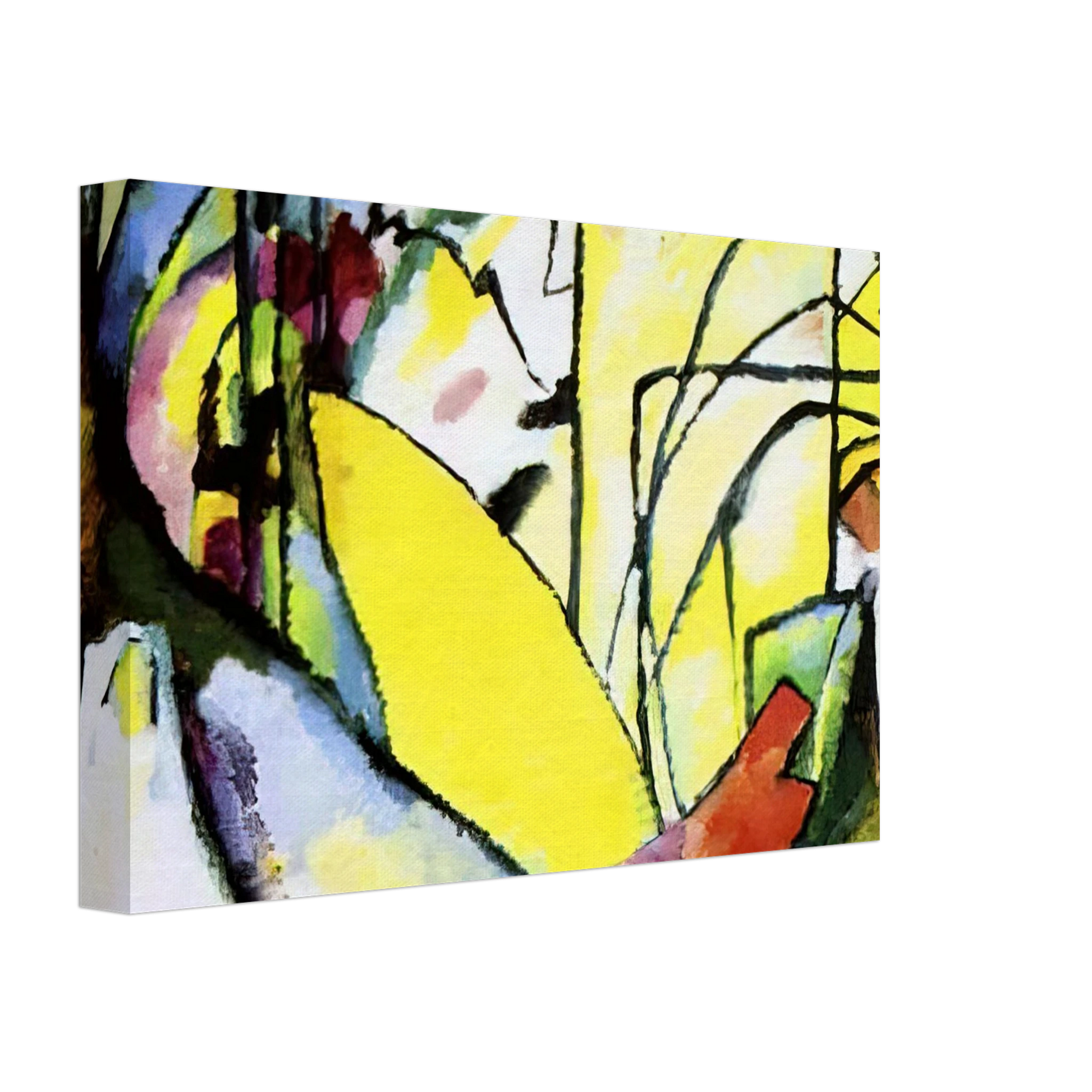 Wassily Kandinsky - IMPROVISATION 10 1910 Canvas - 40x60 cm / 16x24 inches-canvas