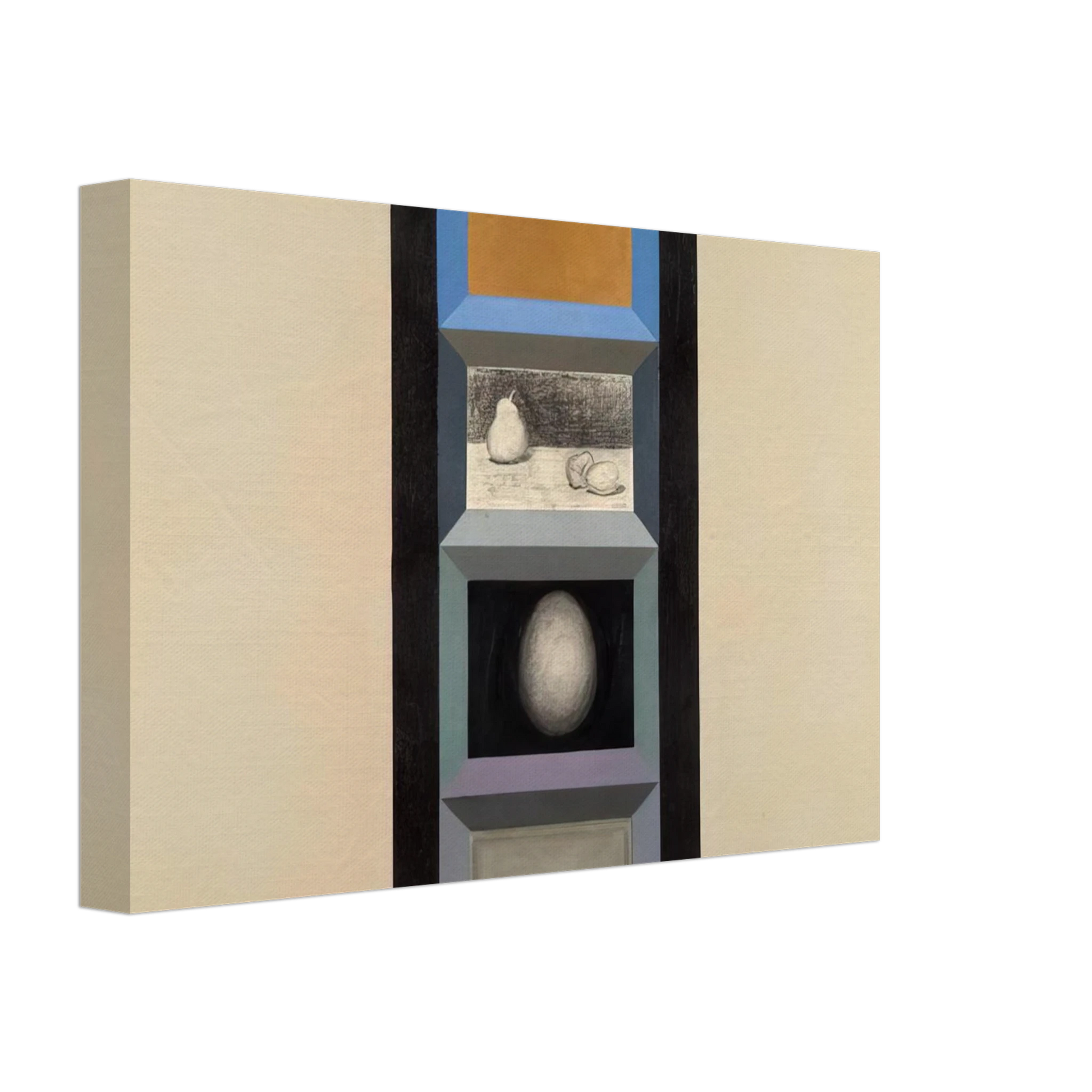 Miriam Schapiro - Shrine for R.K. II, 1963 - Feminist Art Canvas - 40x60 cm / 16x24 inches-canvas