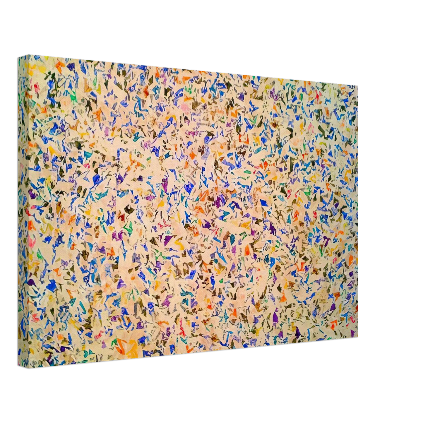 Simon Hantai - Untitled Suite 'Blancs' - 1973 Canvas - 40x60 cm / 16x24 inches-canvas