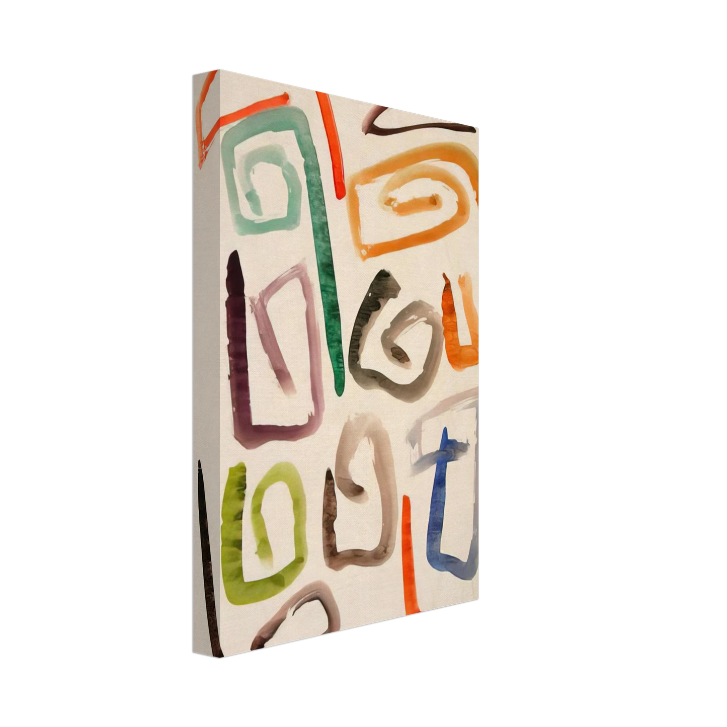 William Saroyan - #3 March 10, 1963 NYC - 1963 Canvas - 70x100 cm / 28x40 inches-canvas