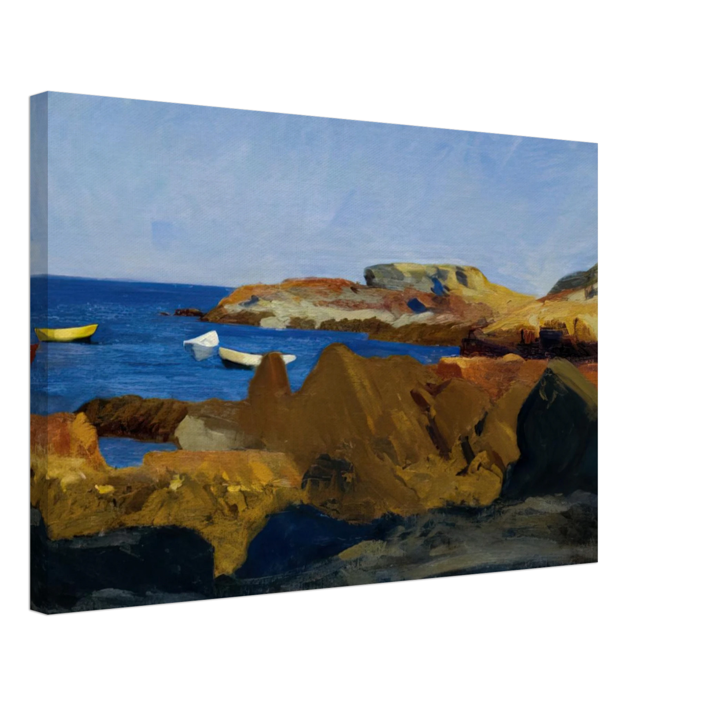 Edward Hopper - Cove at Ogunquit Canvas - 70x100 cm / 28x40 inches-canvas