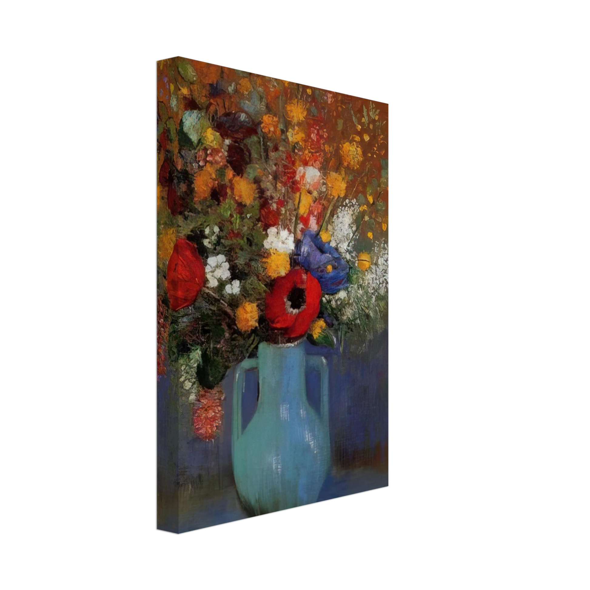 Odilon Redon - BOUQUET OF WILD FLOWERS 1 Canvas - 40x60 cm / 16x24 inches-canvas