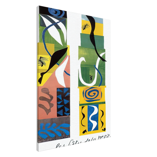 Henri Matisse - THE BEASTS OF THE SEA 1950 Canvas - 20x30 cm / 8x12 inches-canvas