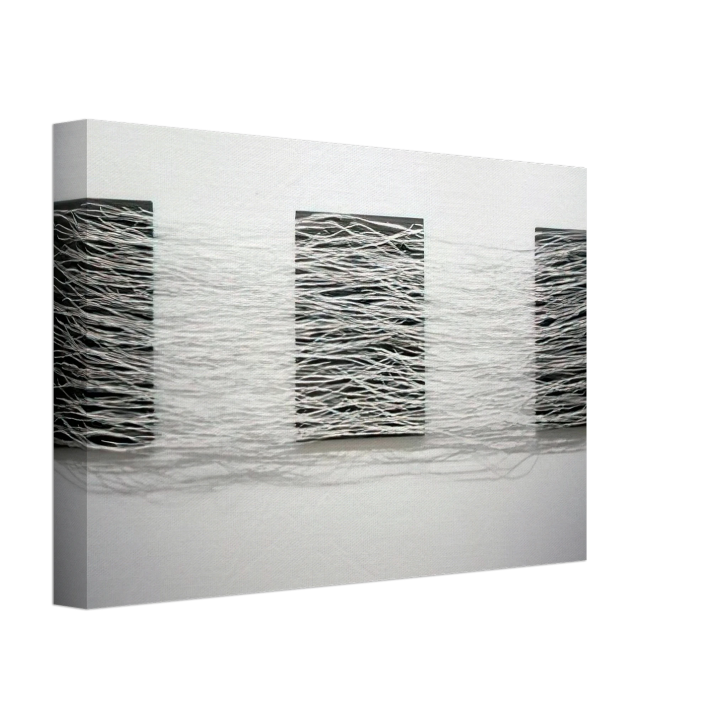 Eva Hesse - METRONOMIC IRREGULARITY II 1966 Canvas - 40x60 cm / 16x24 inches-canvas