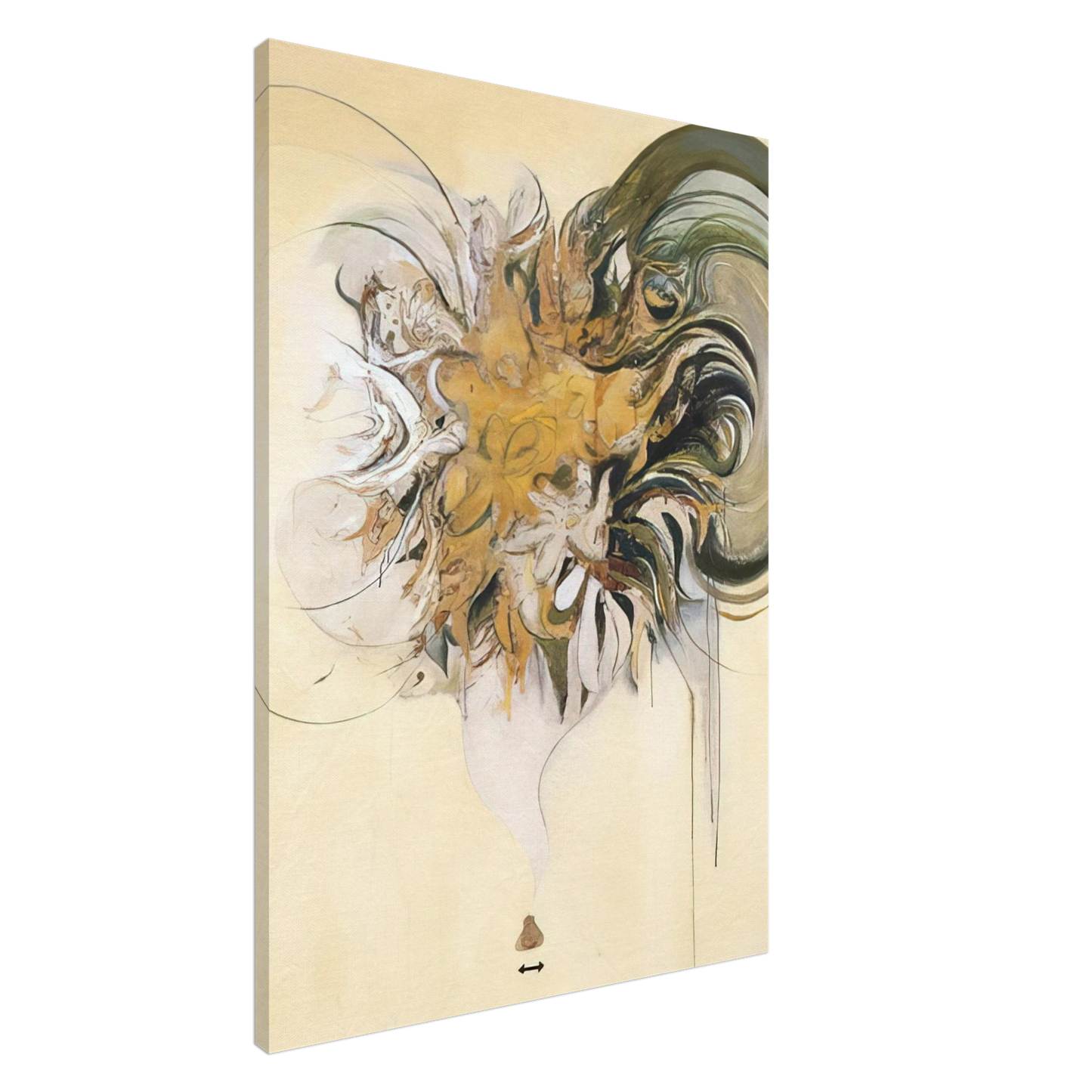 Brett Whiteley - Listening to Nature - 1964 Canvas - 20x30 cm / 8x12 inches-canvas