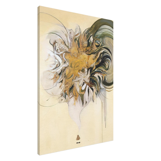 Brett Whiteley - Listening to Nature - 1964 Canvas - 20x30 cm / 8x12 inches-canvas