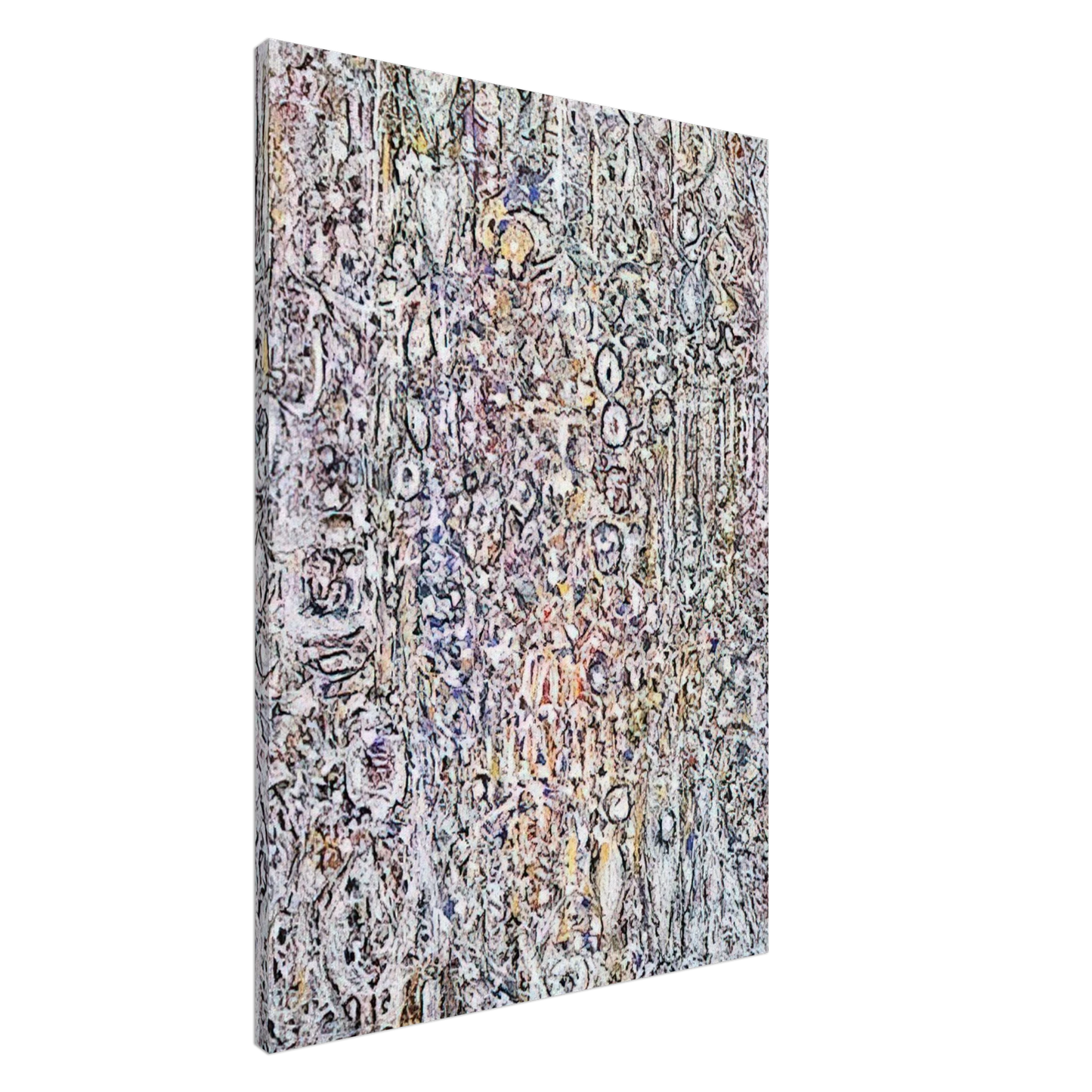 Richard Pousette-Dart - White Gothic No. 5 Canvas - 20x30 cm / 8x12 inches-canvas