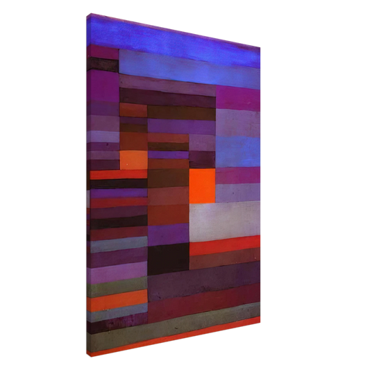 Paul Klee - FIRE EVENING 1929 Canvas - 20x30 cm / 8x12 inches-canvas
