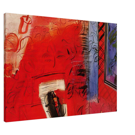 Raoul Dufy - STILL LIFE WITH VIOLIN HOMMAGE TO BACH 1952 Canvas - 20x30 cm / 8x12 inches-canvas