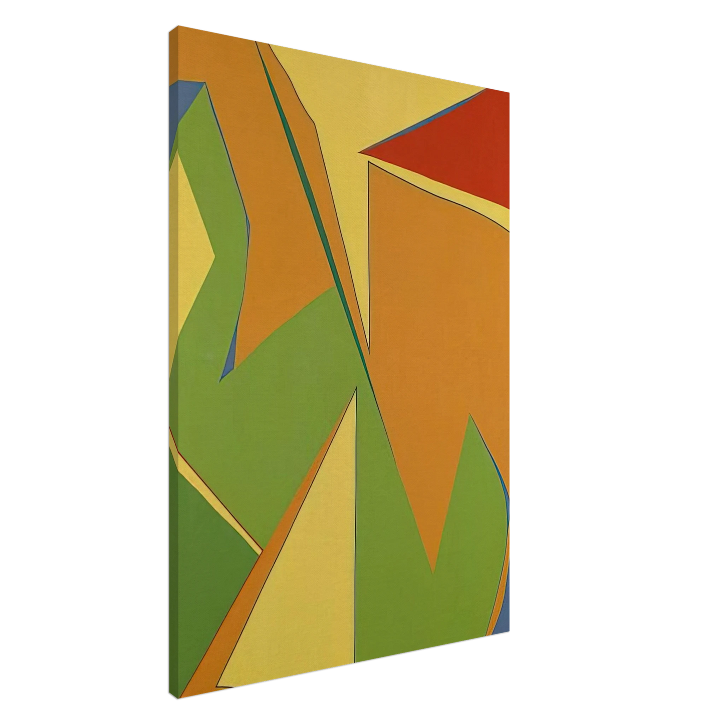 Fernand Leduc - Jaune Canvas - 20x30 cm / 8x12 inches-canvas