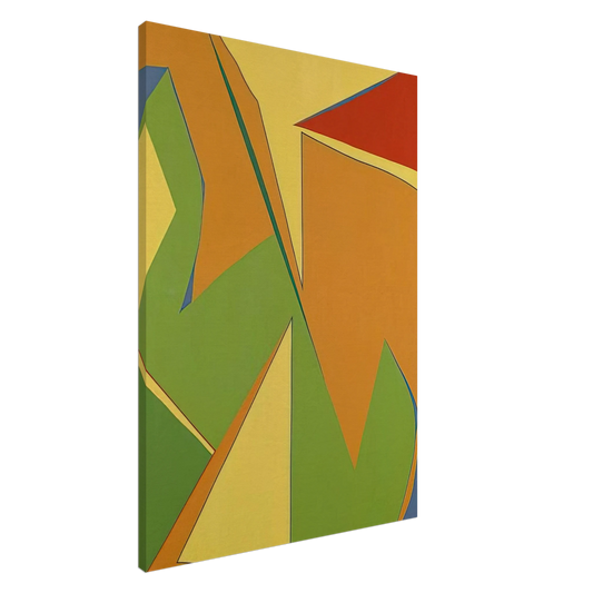 Fernand Leduc - Jaune Canvas - 20x30 cm / 8x12 inches-canvas