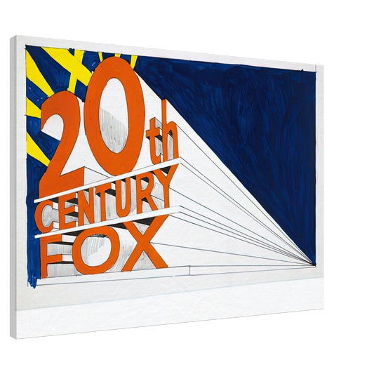 Edward Ruscha - TRADEMARCK 2 1962 Canvas - 20x30 cm / 8x12 inches-canvas