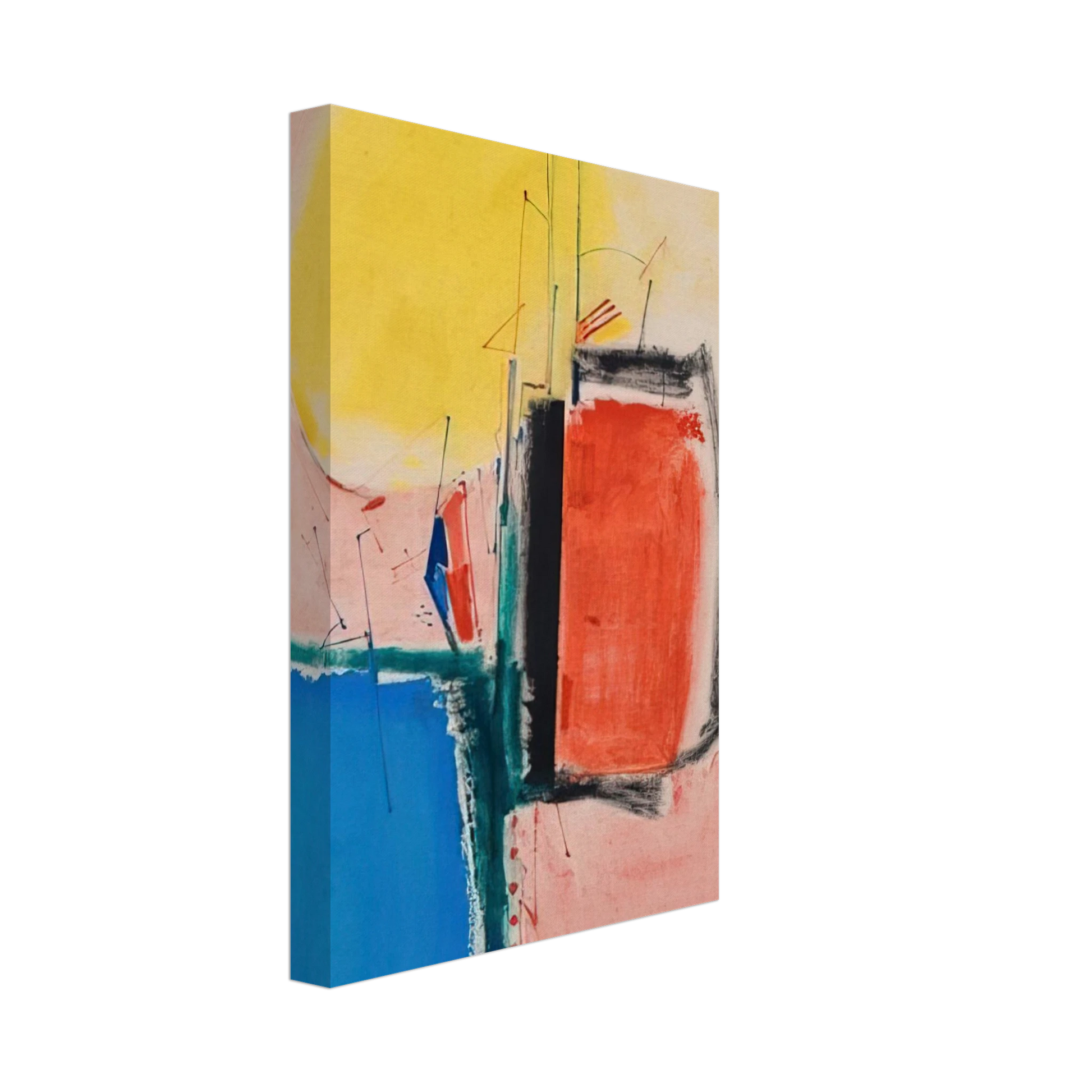 Hans Hofmann - Composition No. 1 Canvas - 40x60 cm / 16x24 inches-canvas
