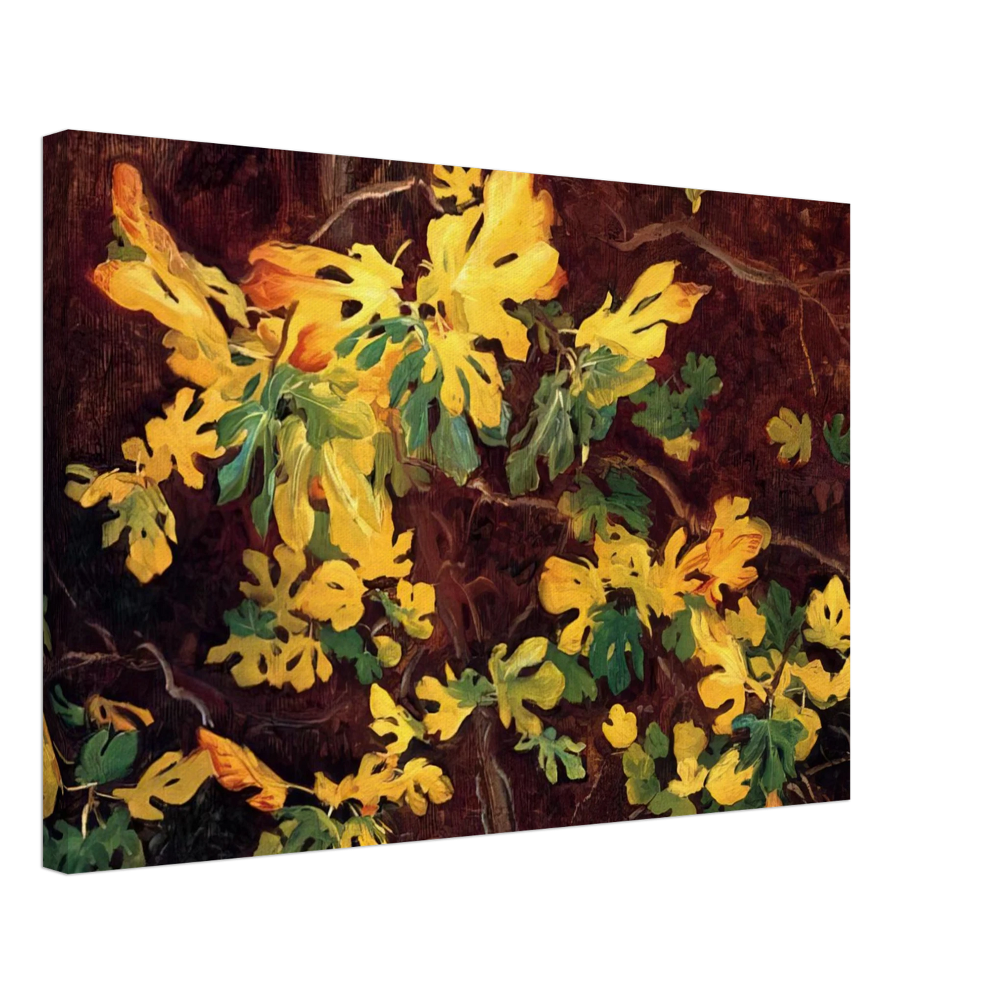 John Singer Sargent - Study of a Fig Tree Canvas - 40x60 cm / 16x24 inches-canvas