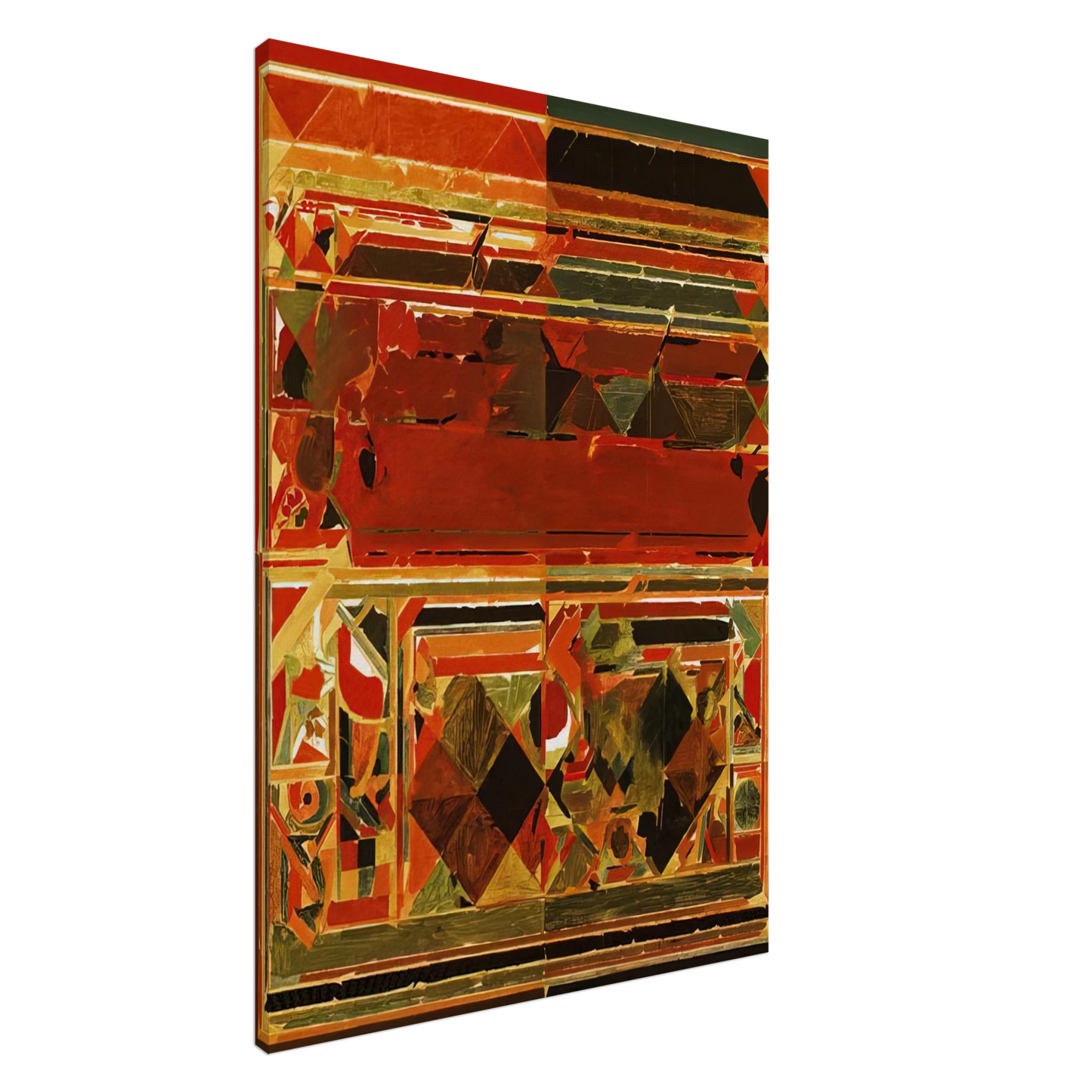 S. H. Raza - Saurashtra - 1983 Canvas - 20x30 cm / 8x12 inches-canvas