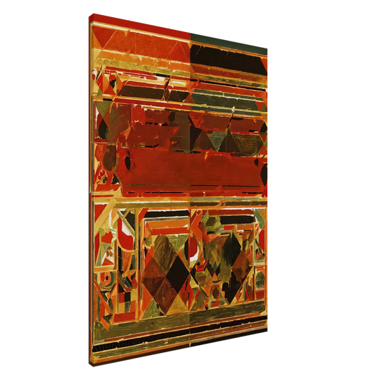 S. H. Raza - Saurashtra - 1983 Canvas - 20x30 cm / 8x12 inches-canvas