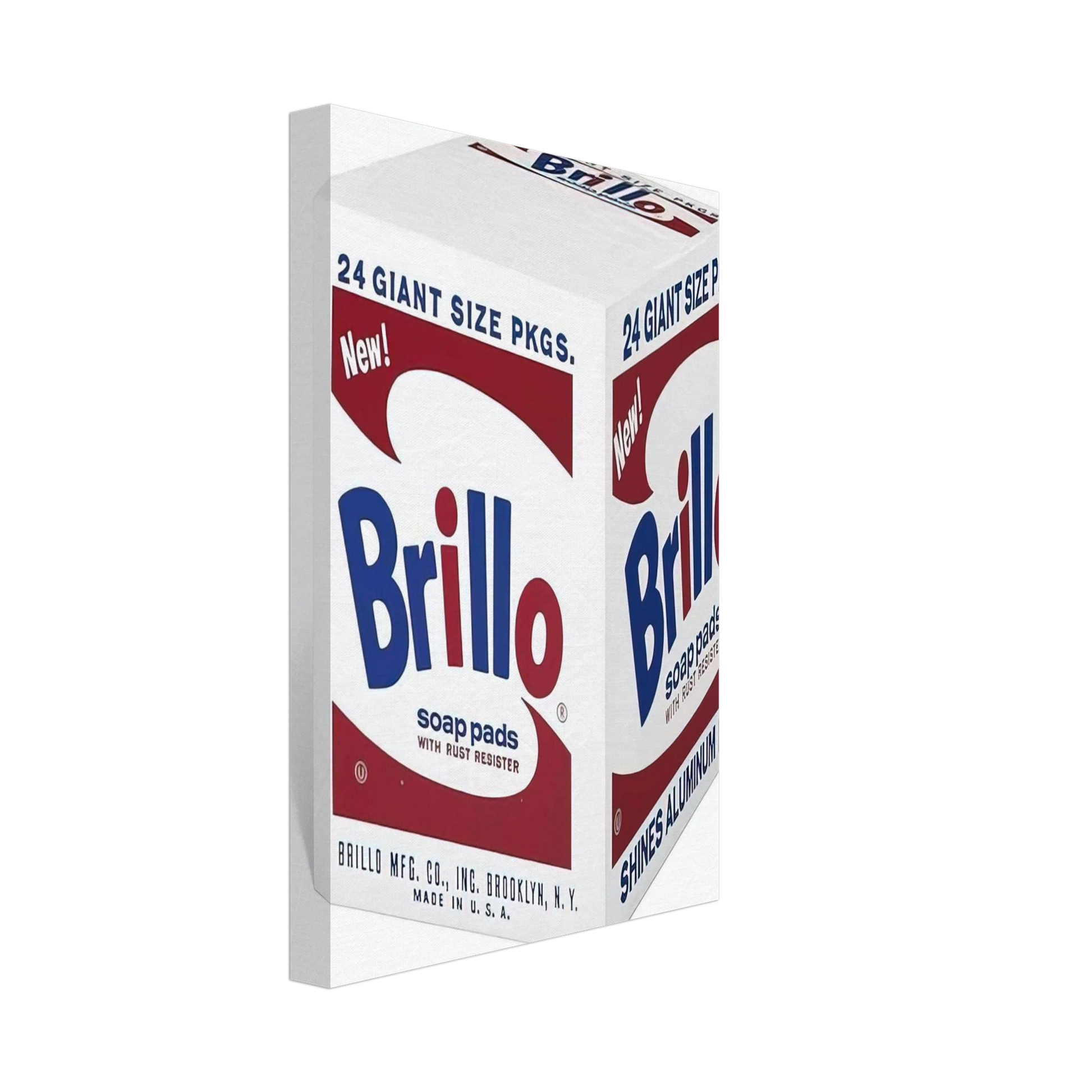 Andy Warhol - Brillo Soap Pads Canvas - 70x100 cm / 28x40 inches-canvas